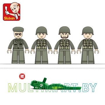 Конструктор Sluban M38-B6500 Головной танк (312 деталей) картинка 7